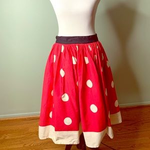 Pinup Minnie mouse polka dot skirt unique vintage